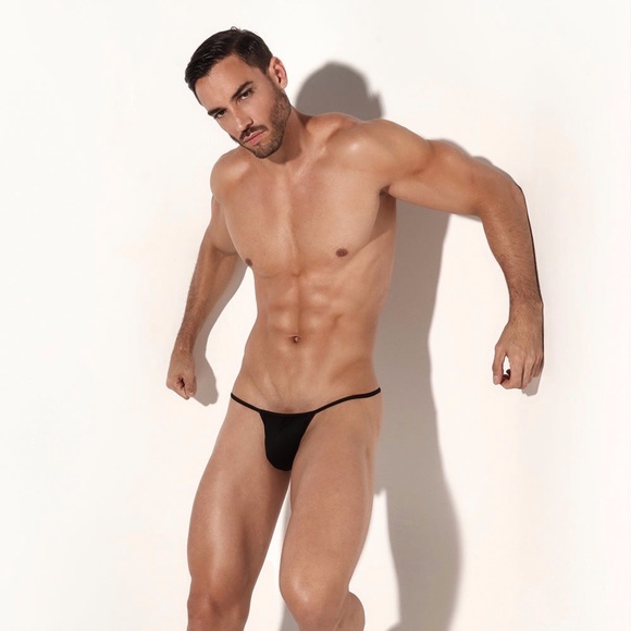 NWOT Mens Black G-String Thong - Picture 3 of 15